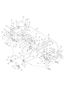 Control Assembly Diagram and Parts List for M48-HN 53AB5E6V750-20-HP Cub Cadet Lawn Tractor